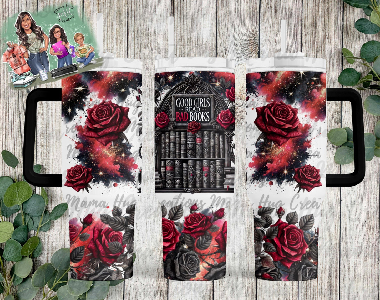 40oz Good Girls read Bad Books Tumbler