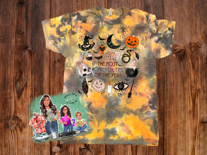 Most Wonderful time of the Year Spooky Tie Dye T-Shirt