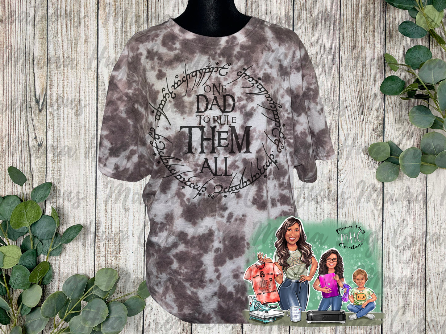 One Dad to Rule Them All Tie Dye T-Shirt
