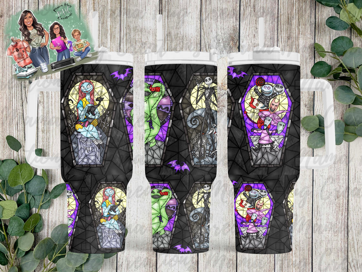 NBC Stained Glass 40oz Tumbler