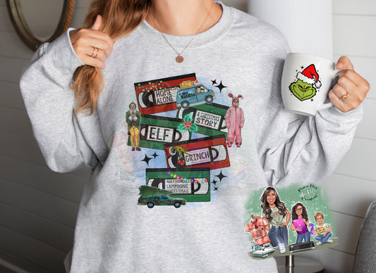 Christmas Classic VHS Crewneck Sweatshirt