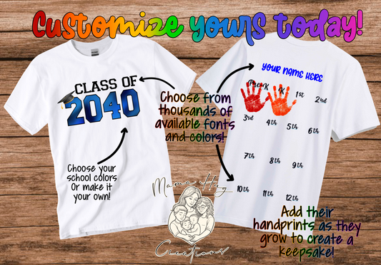 Grow with me Class of 20xx Tshirt