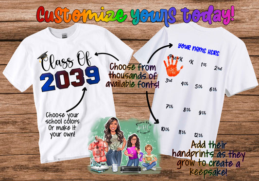 Grow with Me Class of 20xx Tshirt