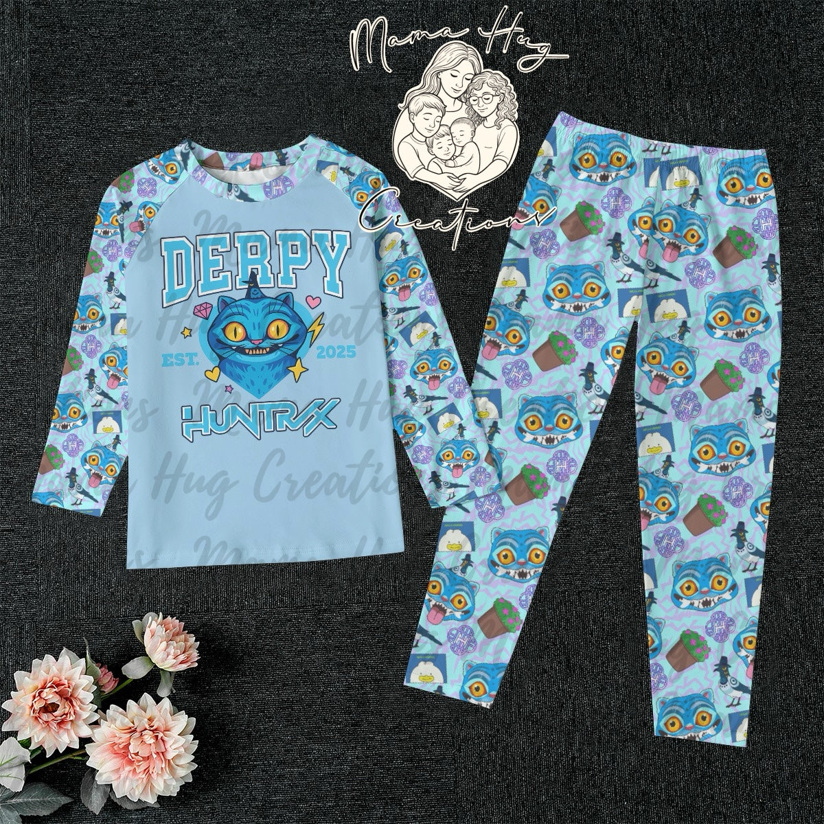 Silly Cat Kids Pajamas