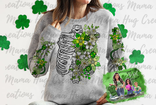 St Patty's Day Skelly Sweatshirt