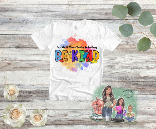 Be Kind Watercolor T-Shirt