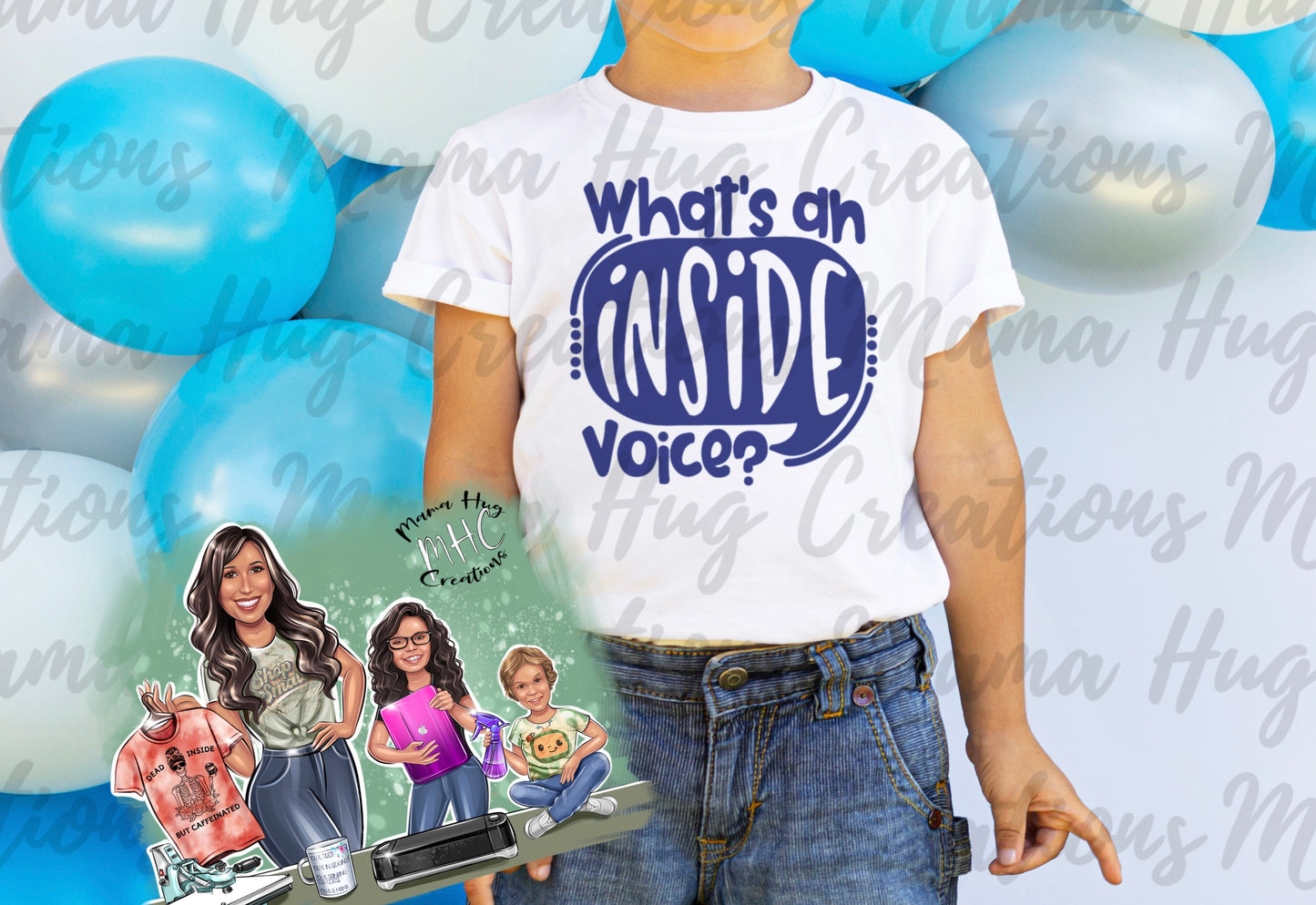 What's an inside voice? Kids T-Shirt