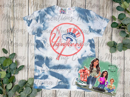 NYY Graffiti Tie Dye T-Shirt