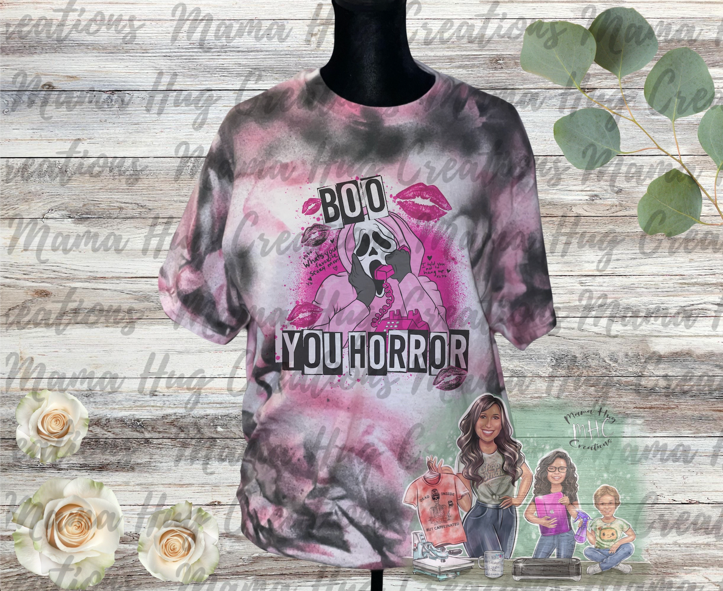 Boo You Horror Tie Dye T-Shirt