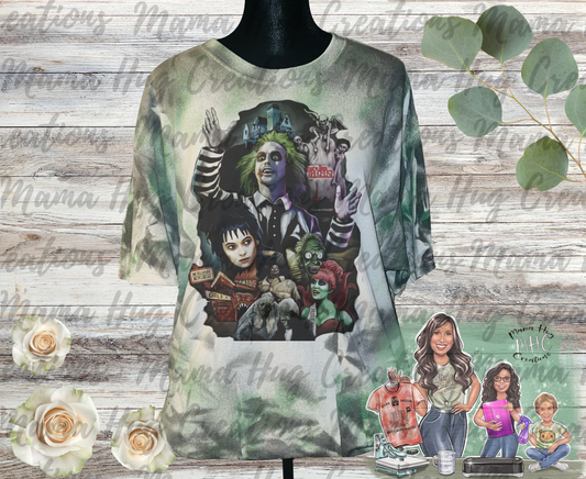 Beetle Collage Tie Dye T-Shirt