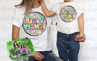 Mama / Mini Lucky Matching T-Shirts
