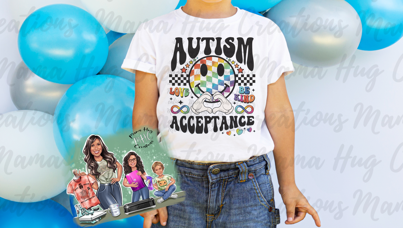 Kids Autism Acceptance T-Shirt