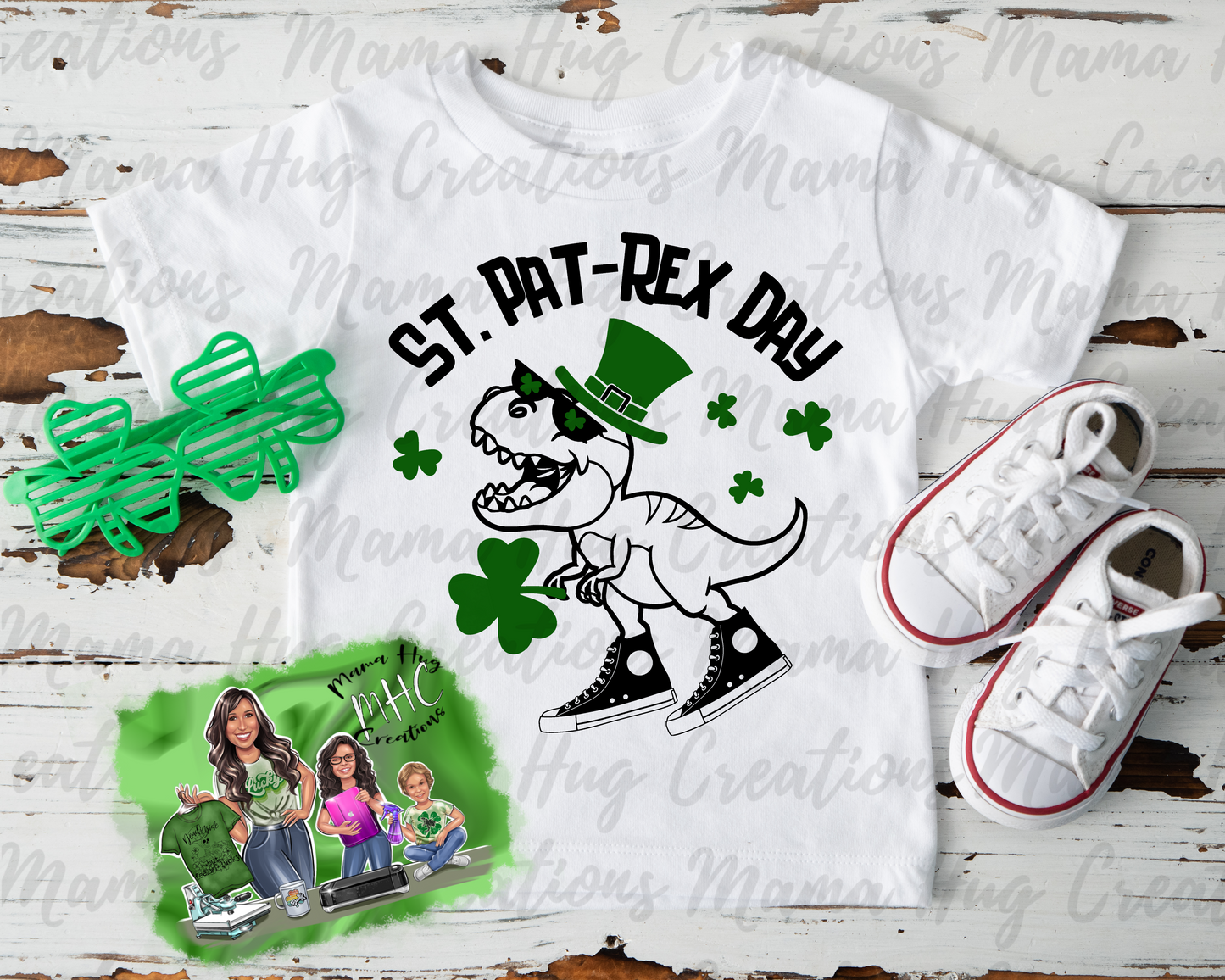 St Pat-Rex Day Kids T-Shirt