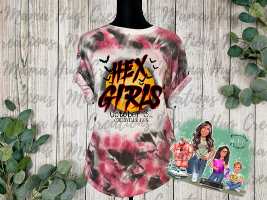 Hex Girls Graffiti Tie Dye T-Shirt